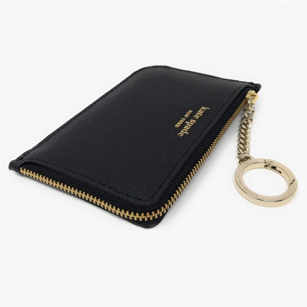 ♠️NWT Kate spade wallet  L-Zip Card Holder Keychain - Picture 4 of 10